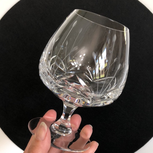 Mikasa Crystal Petit Points Large Brandy Glasses - Picture 3 of 12